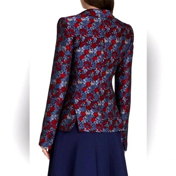 NWT BCBG Max Azria XS Kamryn Paisely Jaquard Blazer Jacket Luxury Statement - Picture 16 of 16